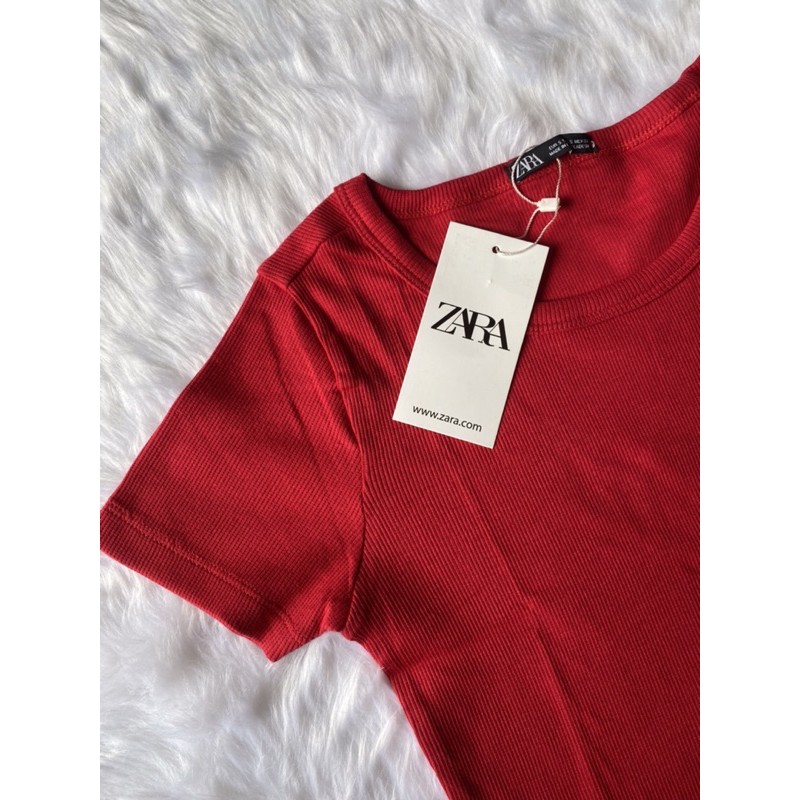 ZARA Basic Cropped Top (For checkout Ms. Kamille Serrano) Shopee