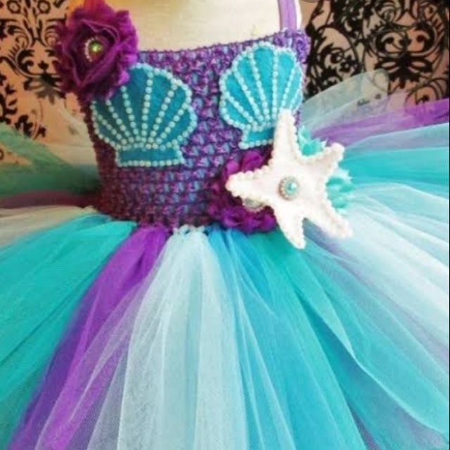 little mermaid tutu dress