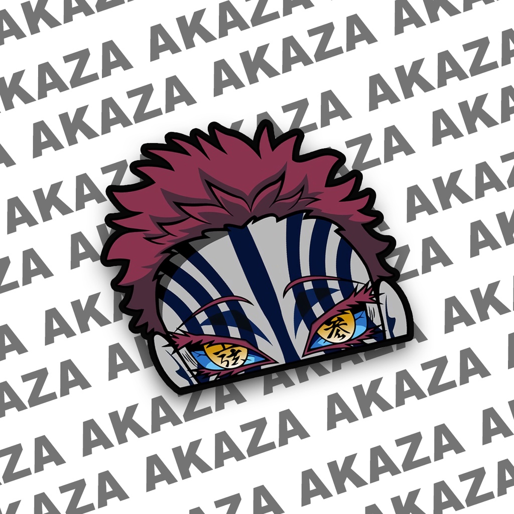 Akaza - Demon Slayer Peeking Sticker | Shopee Philippines