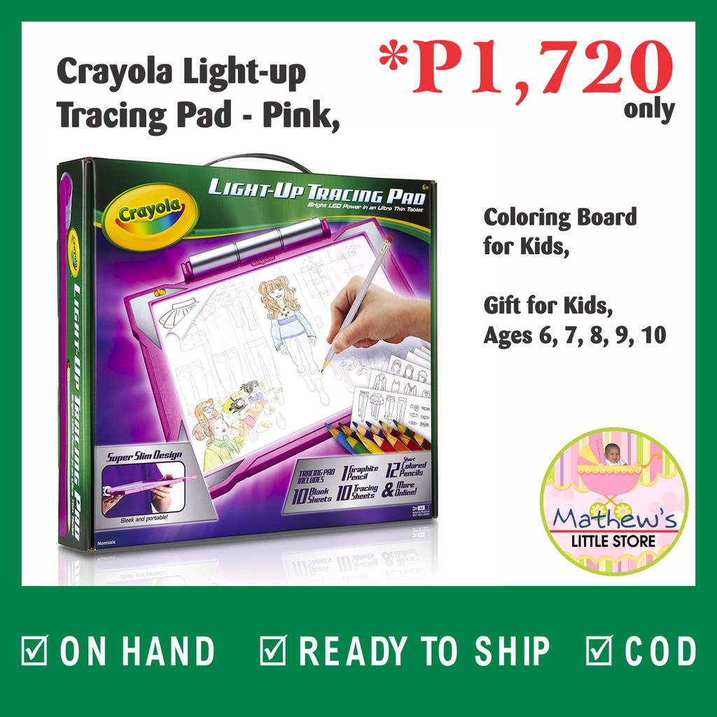 crayola light up tracing pad for girls