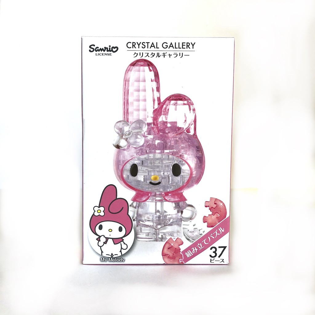 Hanayama 3D puzzle Crystal Gallery Sanrio My Melody Flower 38 Piece Japan 