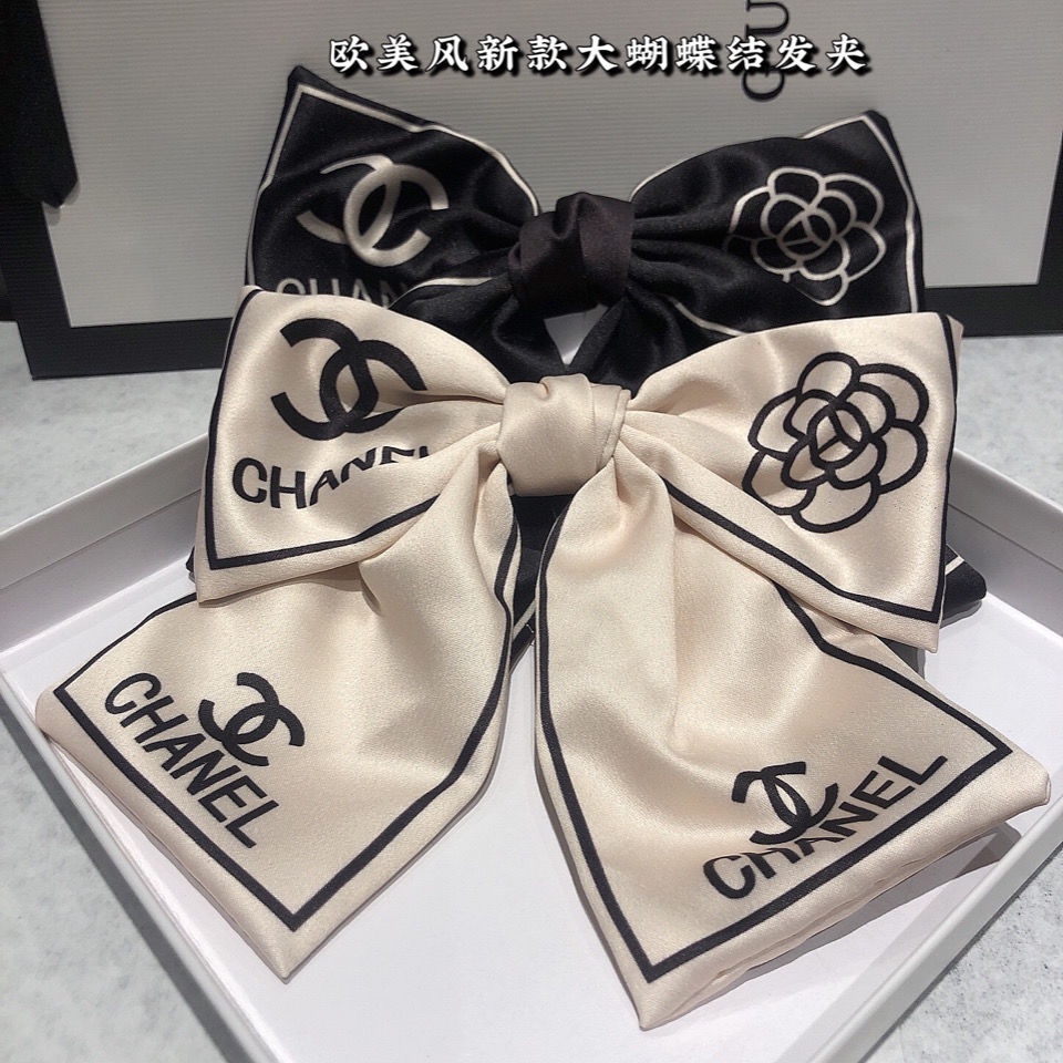Chanel Korean big bow hairpin camellia hairpin Hair Clips For Women Hair  Accesories | Shopee Philippines