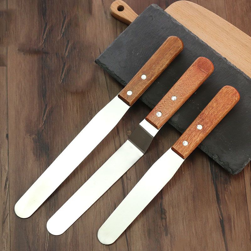 stainless steel cake spatula batter cream icing frosting knife 1PCS 6/8