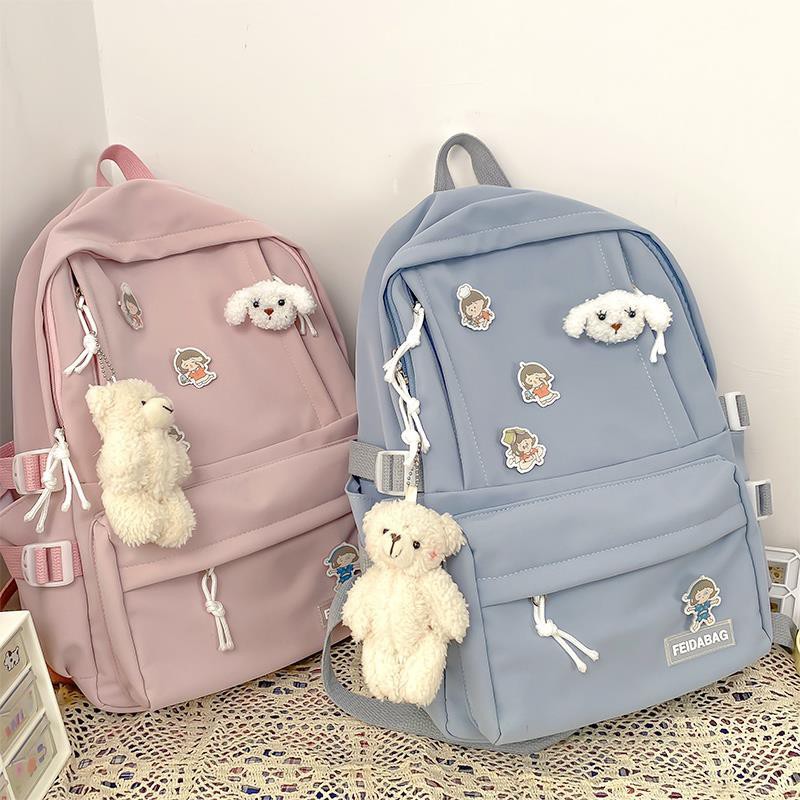 In stock! INS cute teenage Bag school students junior high school ...