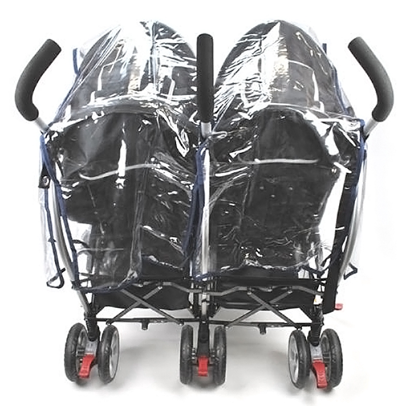 double prams side by side