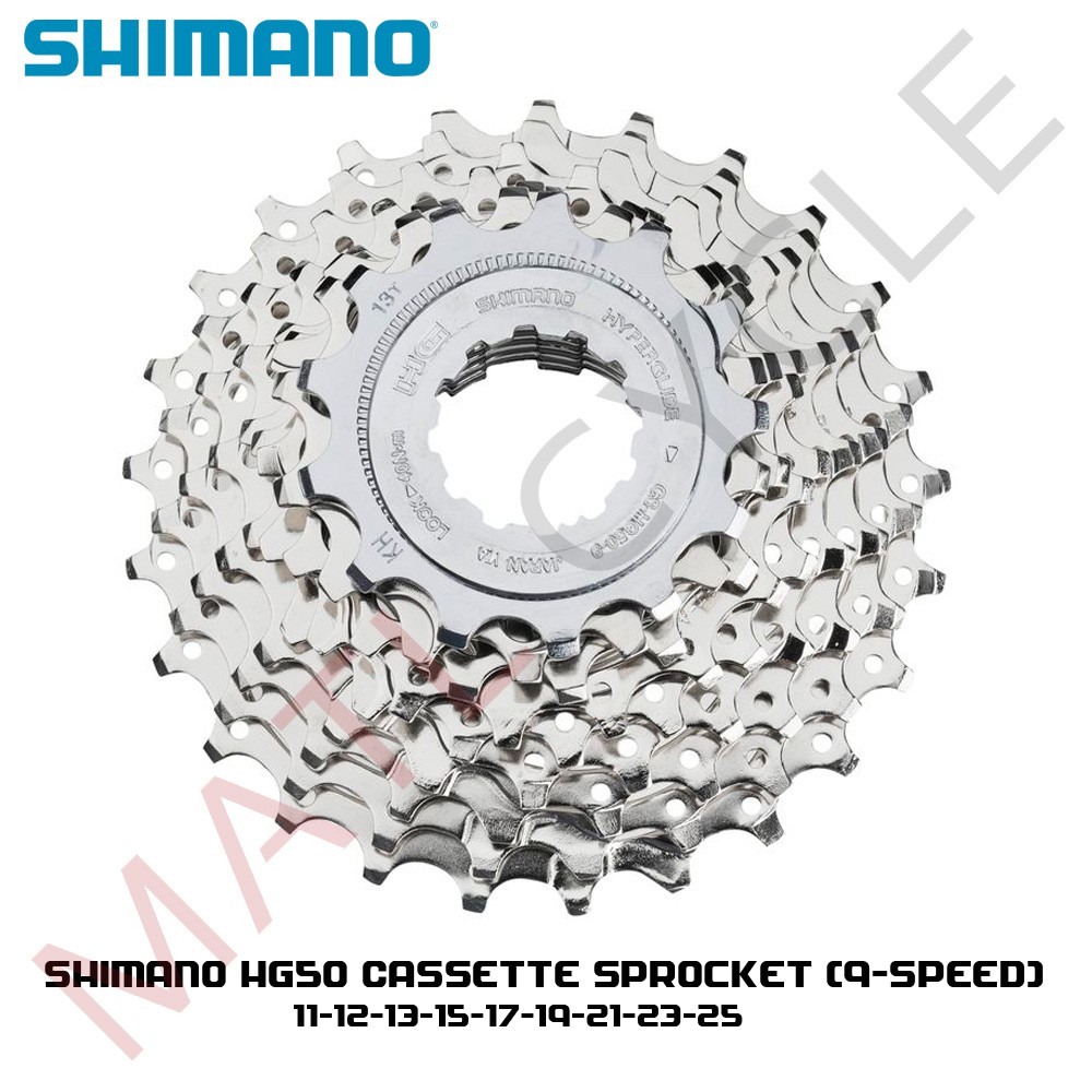 shimano hg50 9 speed cassette