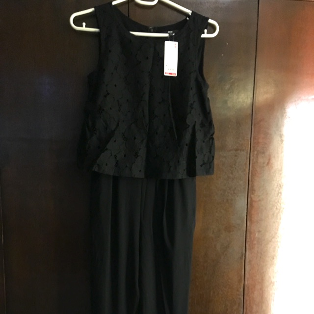 uniqlo lace jumpsuit