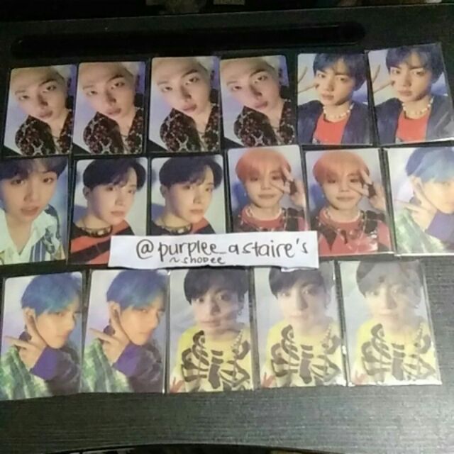 Cod Ph Kpop Bts Map Of The Soul Persona Version 4 Official Photocard Photo Card Jungkook V Jimin Jin Shopee Philippines