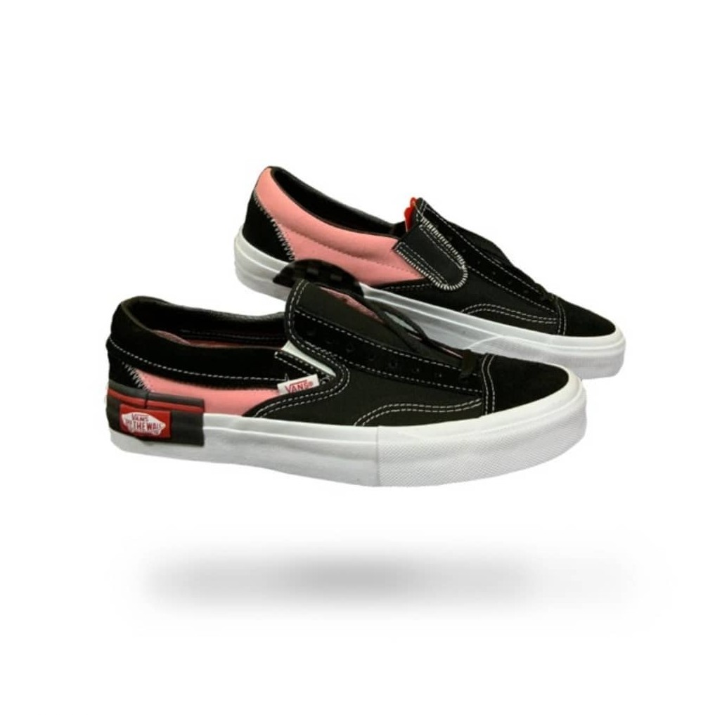 vans slip on cap black