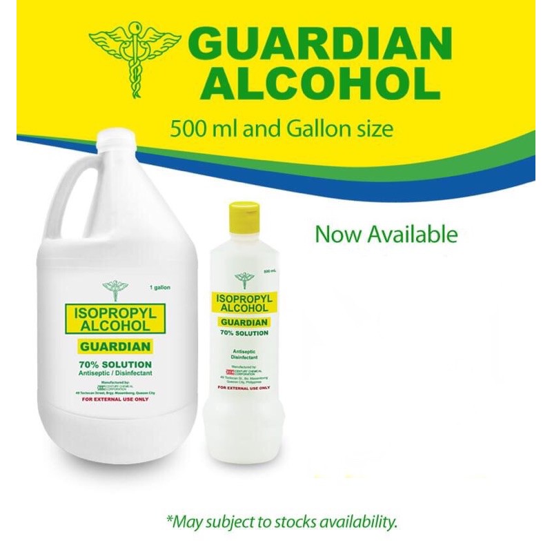 Guardian Isopropyl Alcohol 70 Solution 500 Ml Shopee Philippines 7954