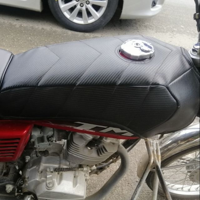 leather motorcycle tank cover