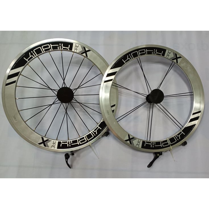 Tern Kinetix Pro Deep Dish Wheels Front And Rear Silver Black Shopee Philippines