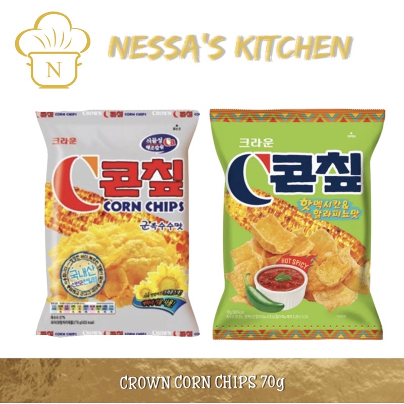 Crown Corn Chip Jalapeno Corn Chip Korean Snack 70g Shopee Philippines