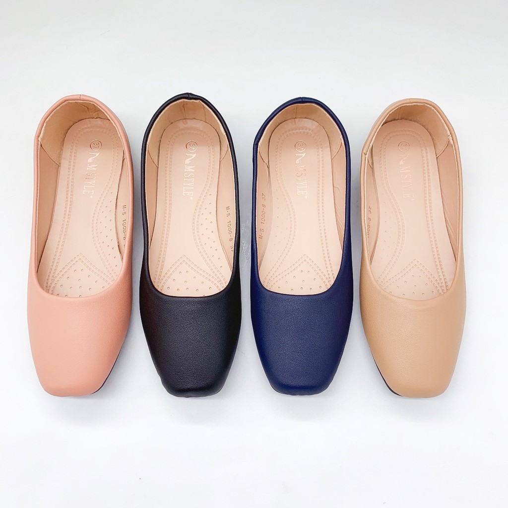 womens black flat shoes for work