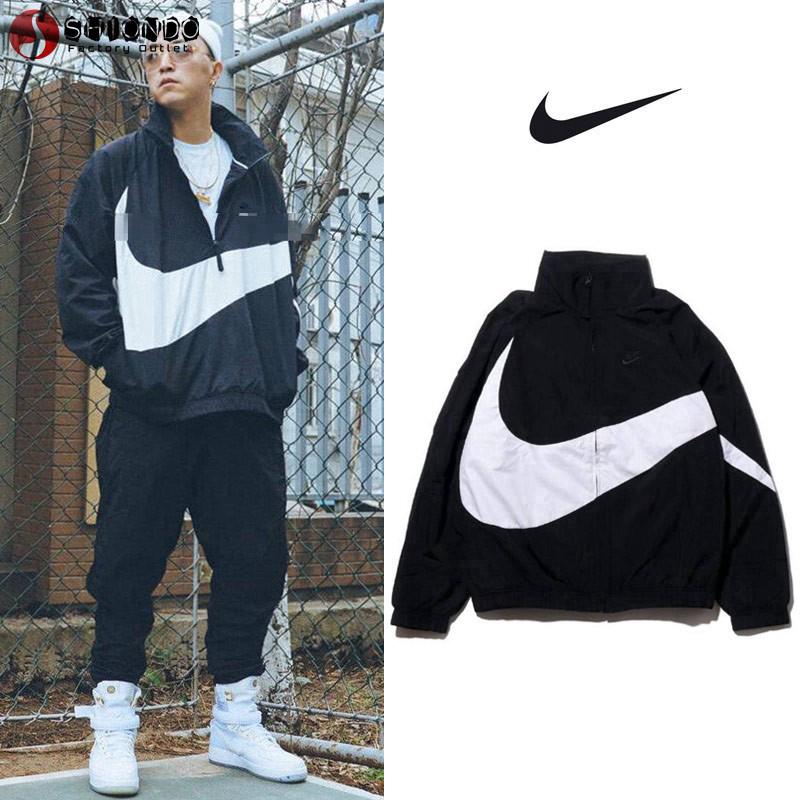 nike big logo jacket