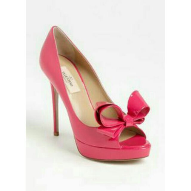 dark pink heeled sandals