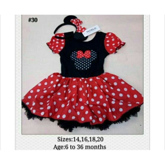 minnie mouse dress for 12 month old