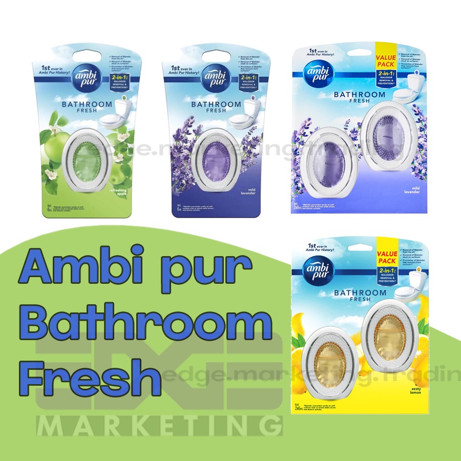 Ambi Pur Bathroom Fresh Air Freshener 2 in 1 Malordorair freshener for