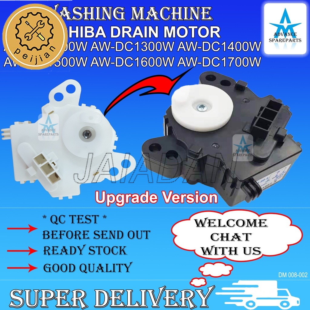 WASHING MACHINE TOSHIBA DRAIN MOTOR AWDC1200W AWDC1300W AWDC1400W AW