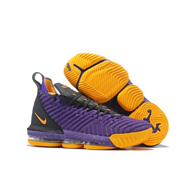 purple and yellow lebron 16