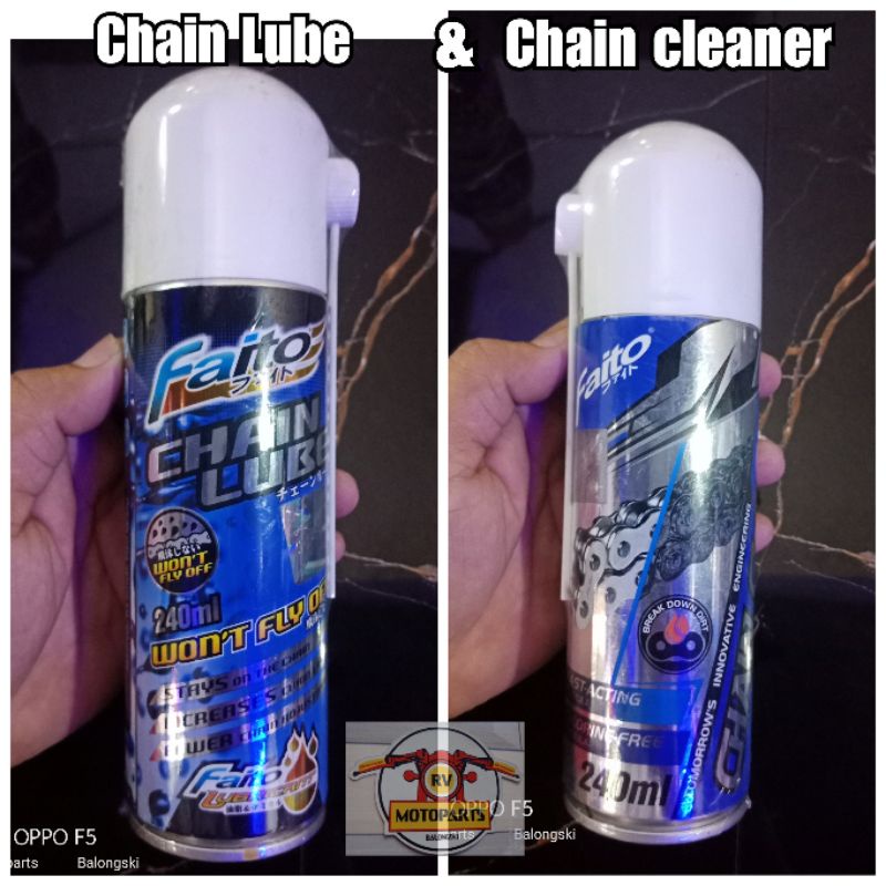 FAITO Chain Lube & Chain Cleaner 240 Ml Shopee Philippines