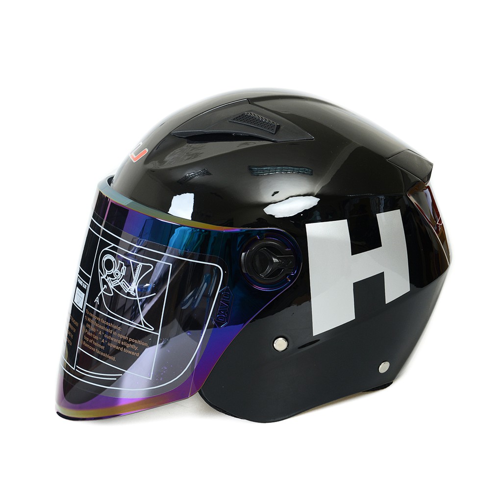 HNJ FF860 Half Face Helmet H design Shopee Philippines