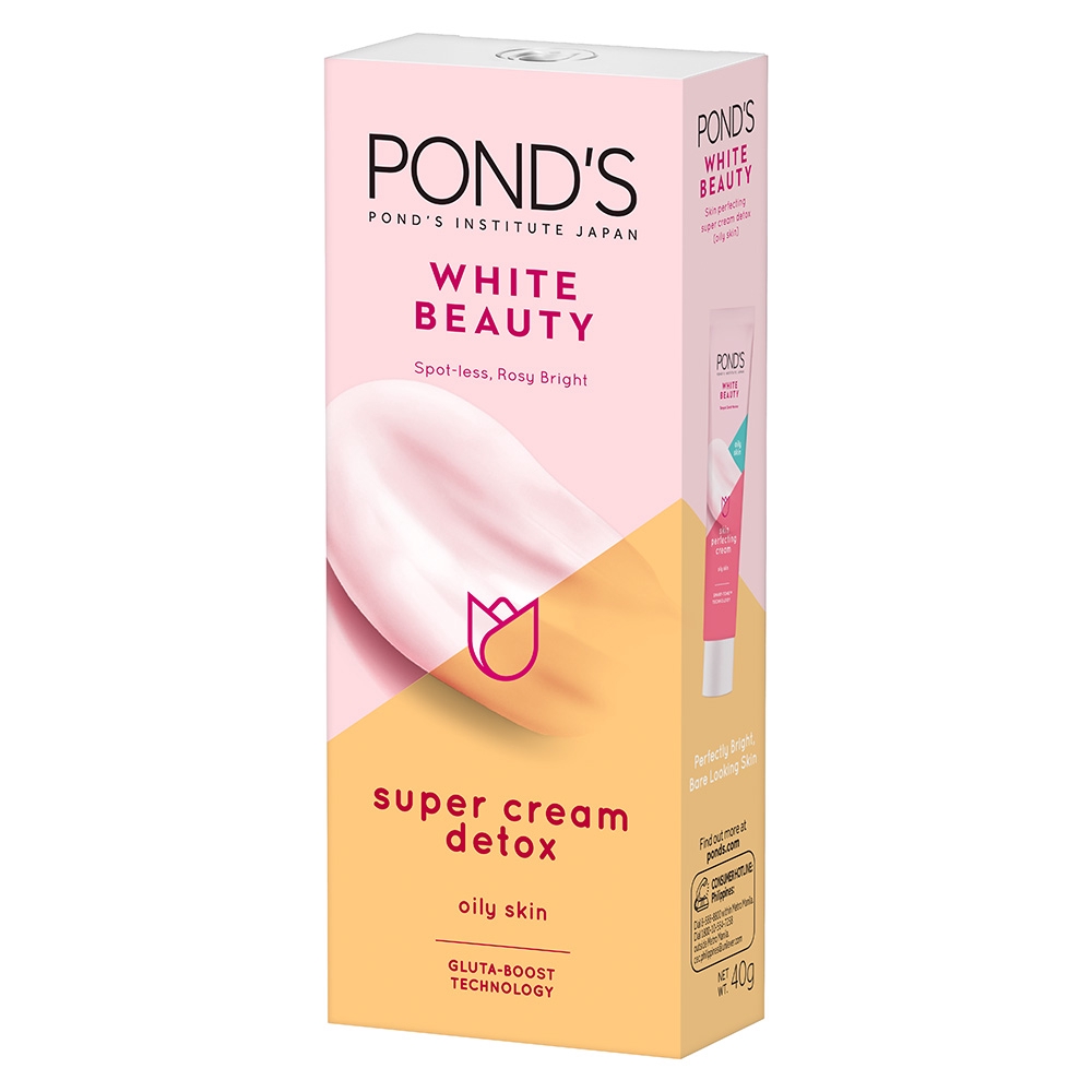 Pond S White Beauty Super Cream Detox For Oily Skin 40g Shopee Philippines