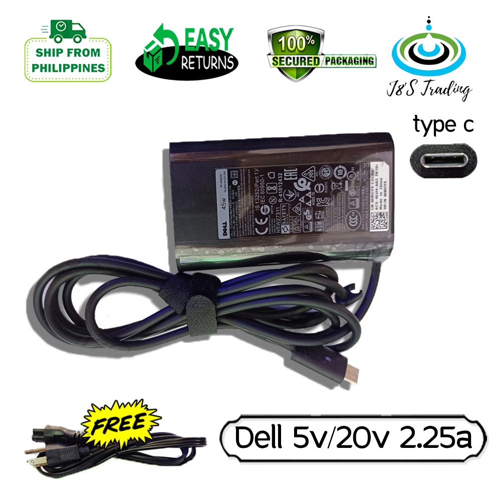 Dell Laptop Adapter Battery Charger Power Supply for Xps 9380 Sub Type