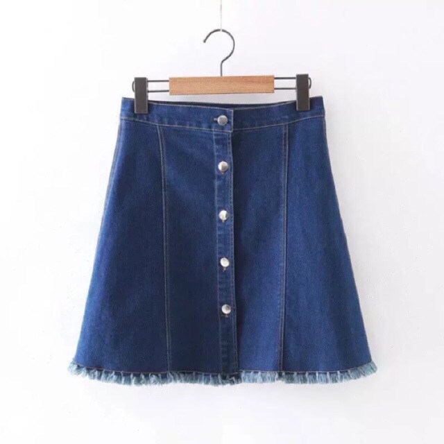 High waist maong skirt Shopee Philippines