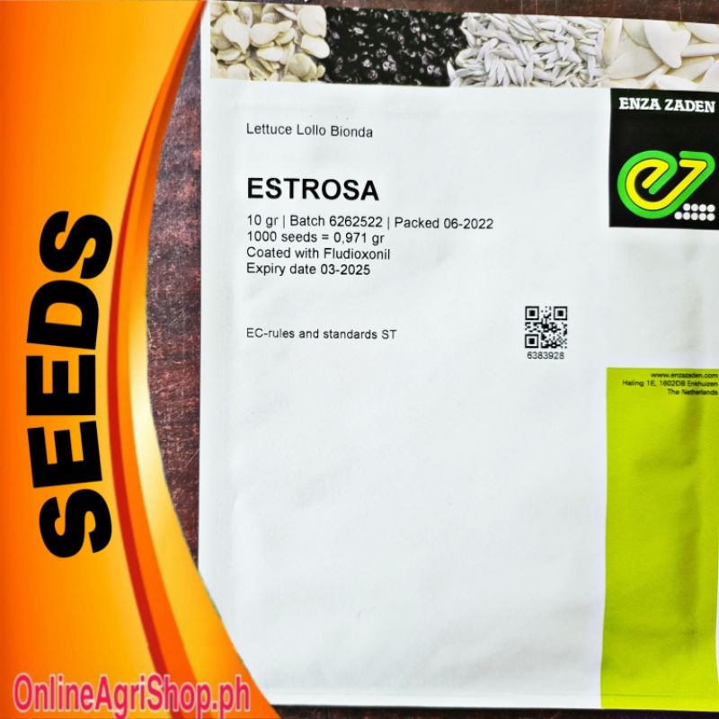 Estrosa Lettuce Seeds 10grams Enza Zaden Shopee Philippines 7158