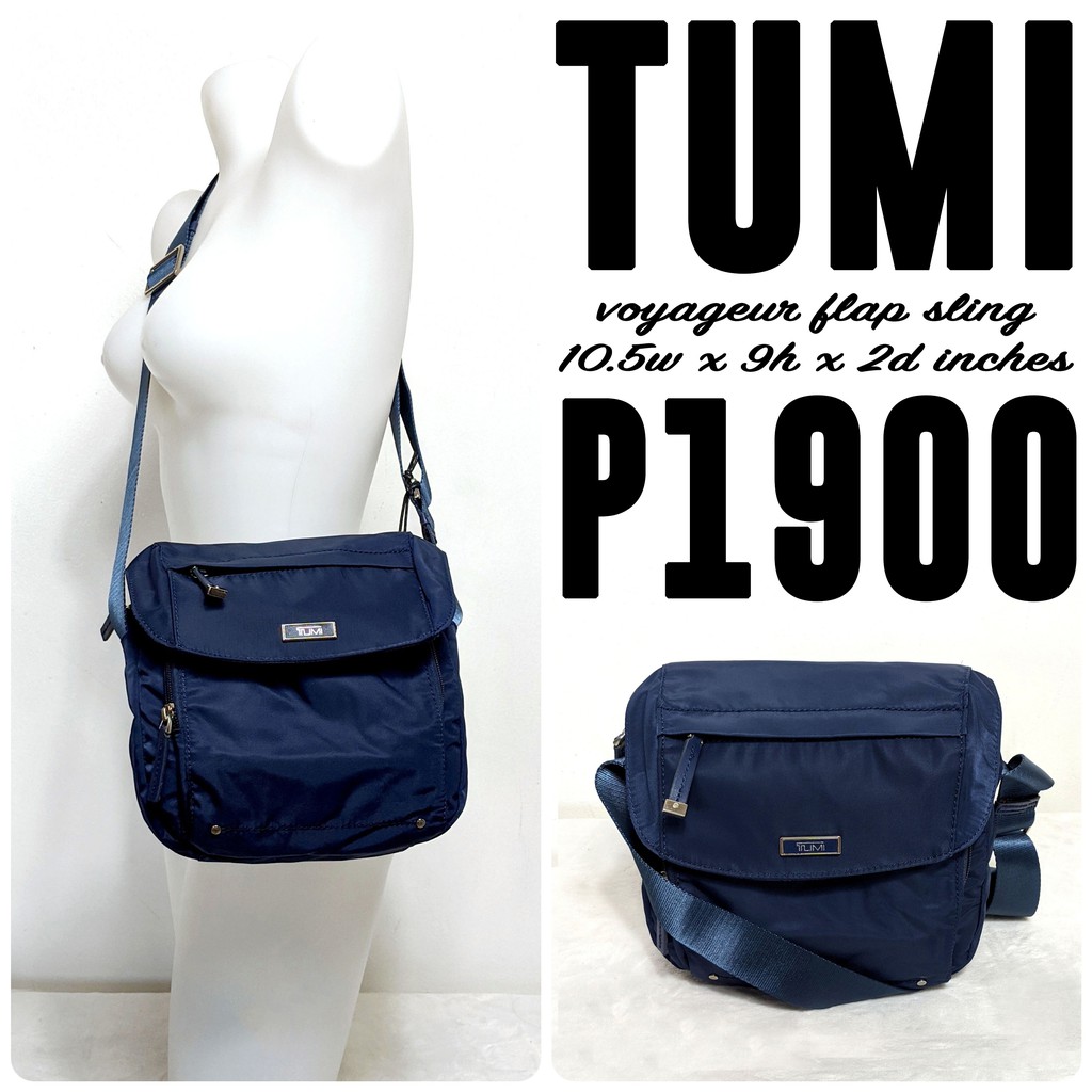 tumi nylon sling bag