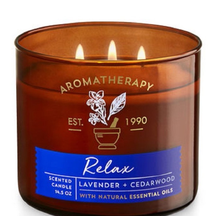 BBW Aromatherapy STRESS RELIEF Scented Candle 14.5OZ | Shopee Philippines