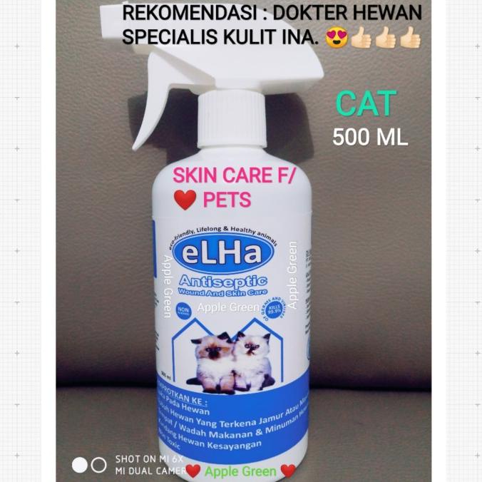 Elha PET CARE ANTISEPTIC + DISINFECTANT CAT UK. 500ml DOG Shopee