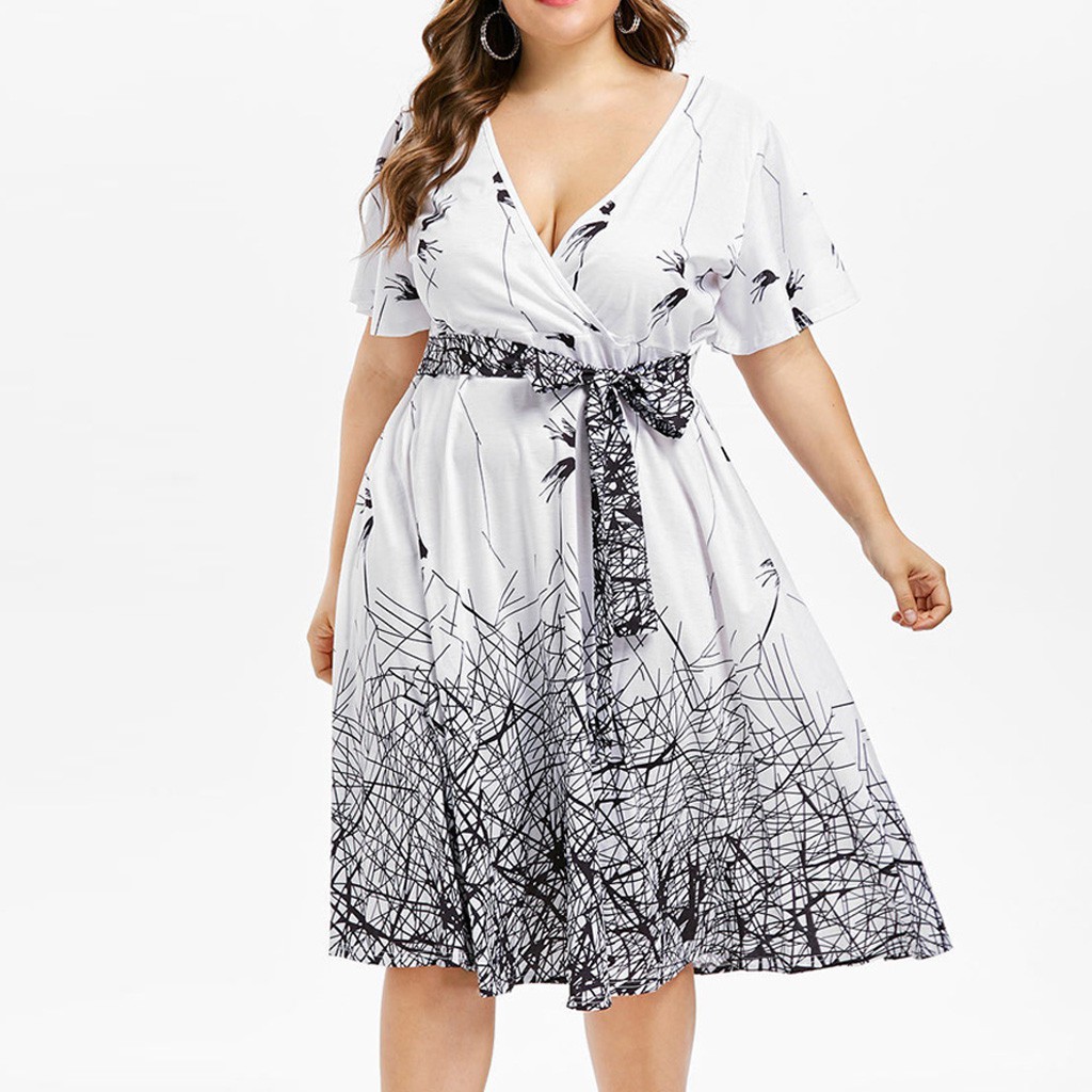 a line dress plus size