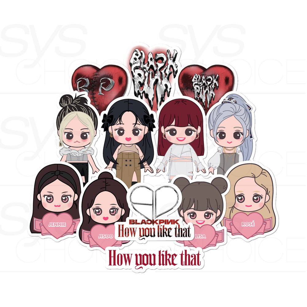 BLACKPINK Official Goods Sticker H.Y.L.T | Shopee Philippines