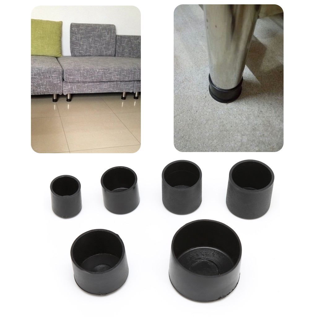 Chair Leg Caps 16mm 4pcs Set Rubber Chair Anti Scratch Floor