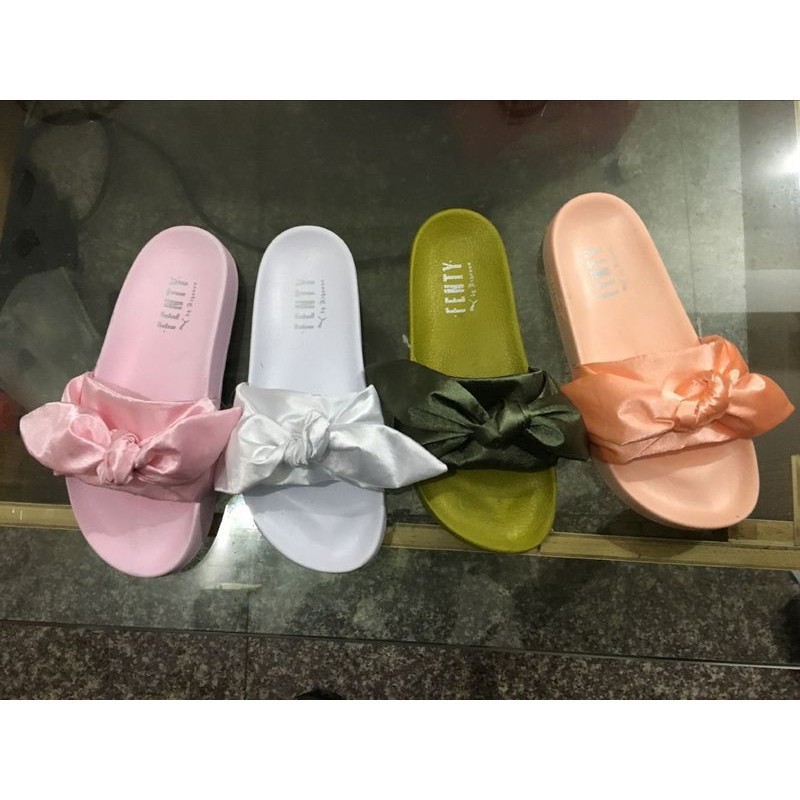 fenty ribbon slides