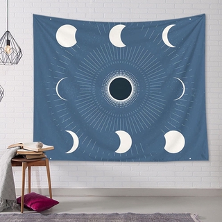 Psychedelic Tapestry Wall Mount Moon Carpet Hippie Wall ...