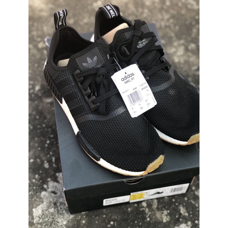 ORIGINAL ADIDAS NMD BLACK GUM SOLE | Shopee Philippines