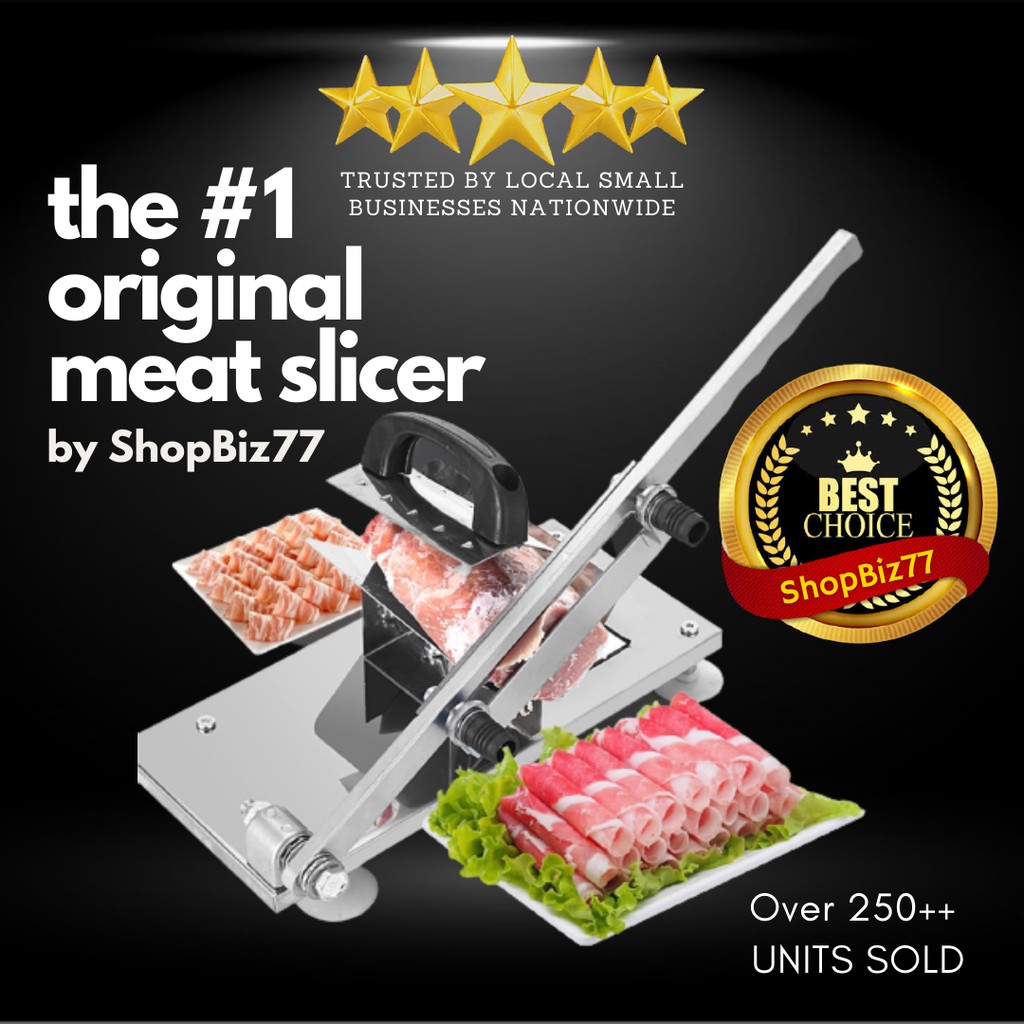 Samgyupsal Meat Slicer Cutter Bacon Slicer Manual Shopee Philippines