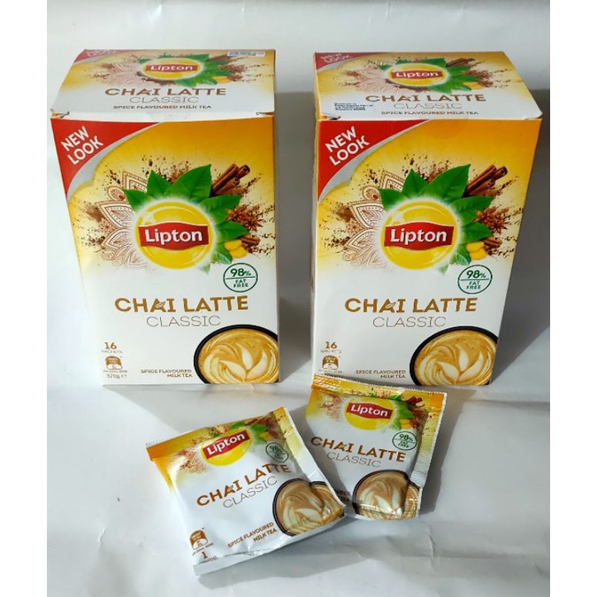 Lipton Chai Latte Classic 370g (16 sachets 23g) Shopee Philippines