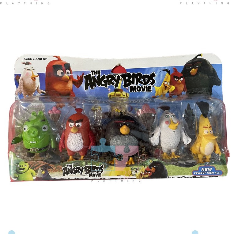 Angry Birds 5 in 1 Set Red Bomb Chuck Matilda Pig Toy Toys ...