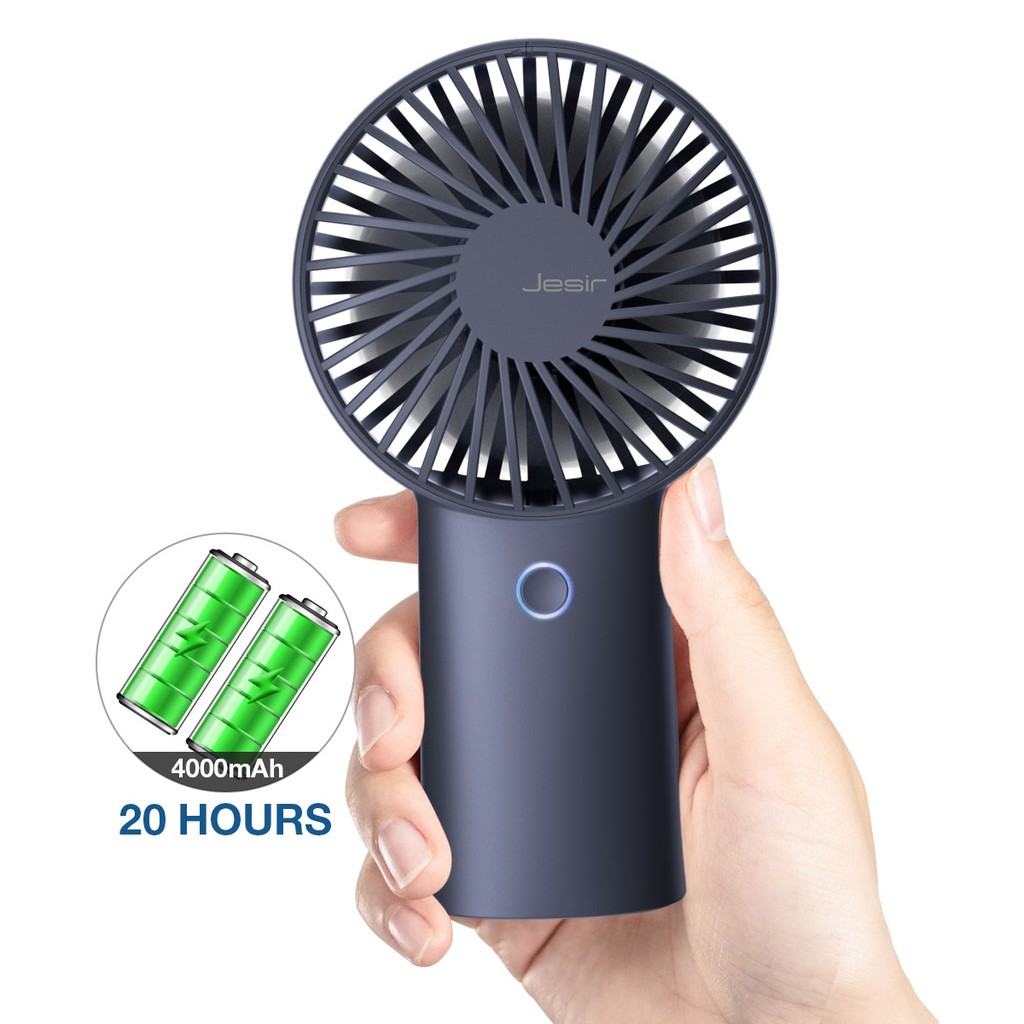 JISULIFE Portable Mini Fan USB Rechargeable 4000mAh Battery Shopee