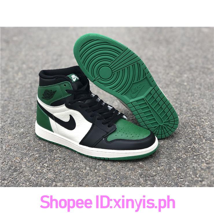 air jordan 1 pine green high