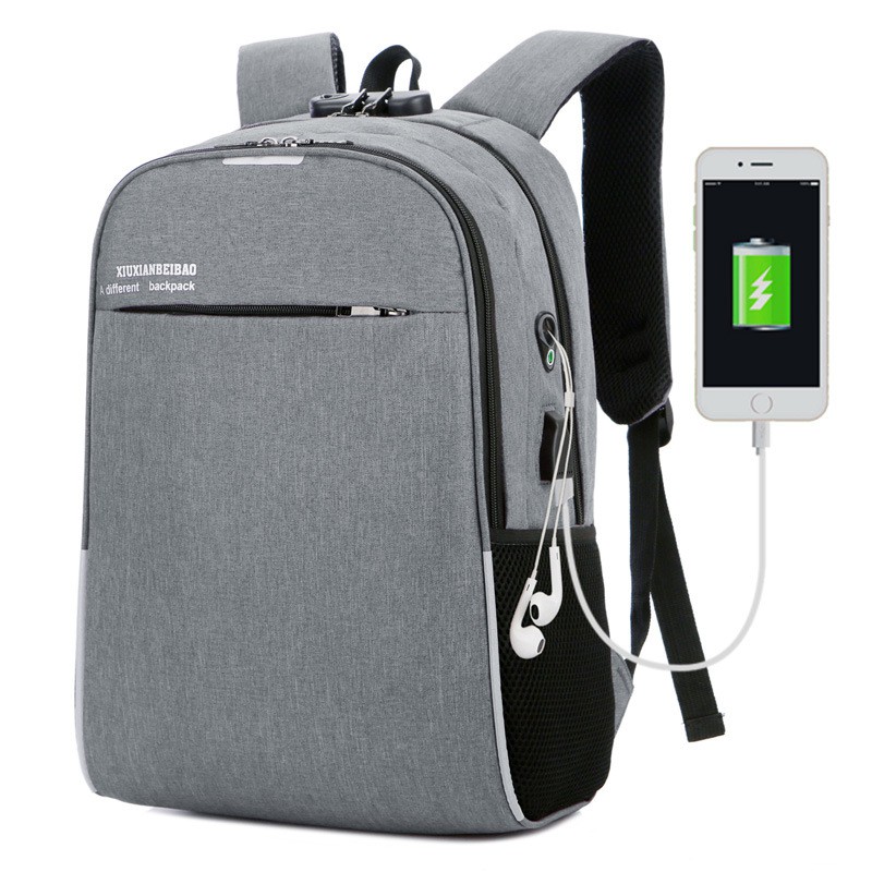 New Style Anti Theft Backpack With Combination Lock | Shopee Philippines