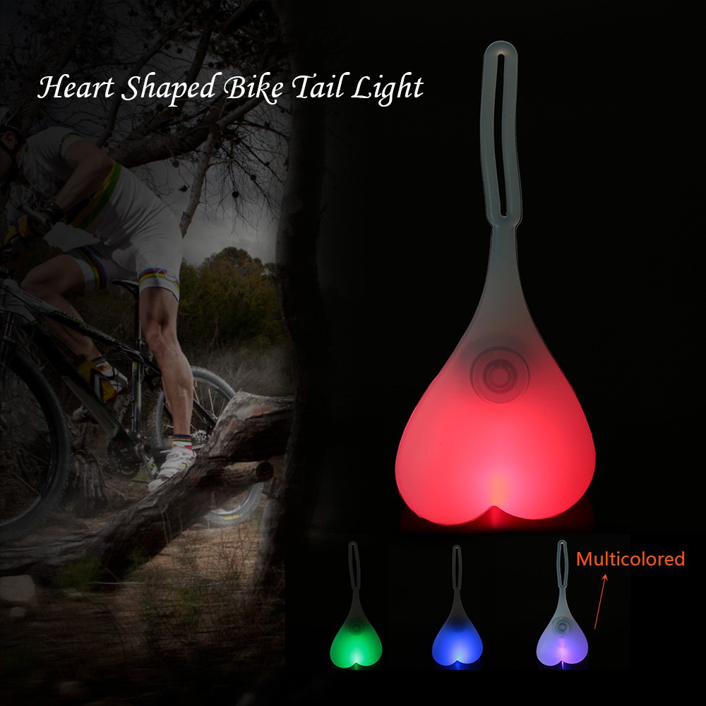 heart shaped bike light