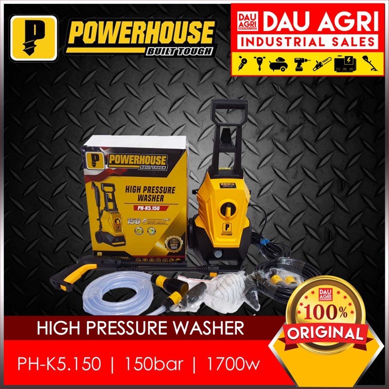 POWERHOUSE High Pressure Washer 1700W 150 Bar PHK5.150 Shopee