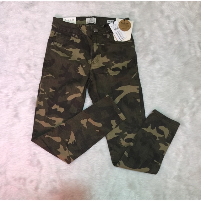 camo pants cotton on