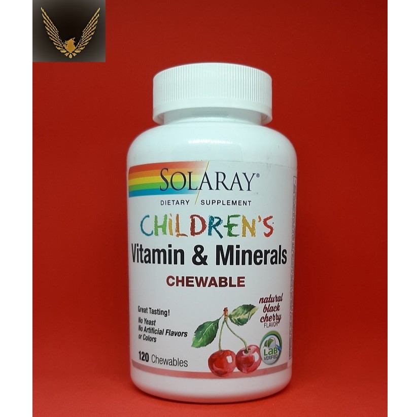ON HAND Children's Chewable Multivitamin and Minerals, Natural Black