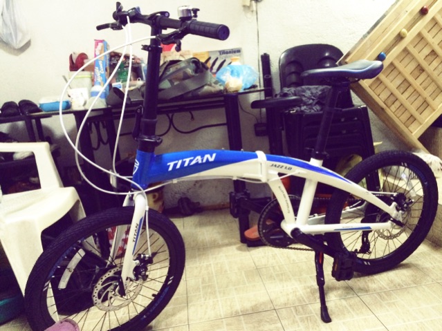 titan folding bike